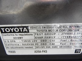 2018 Toyota Camry SE Gray 2.5L AT #Z22070